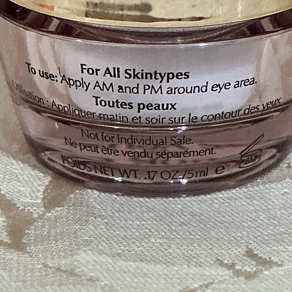 Estee Lauder Resilience Lift Night Face and Neck Cream .5 oz & Eye Cream .17 oz